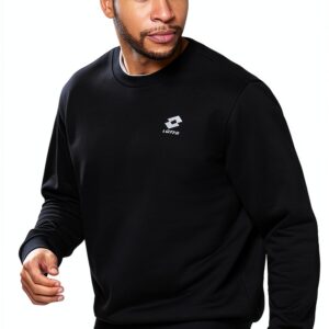 Lotto Herren Sweatshirt 80% Baumwolle Blau-0
