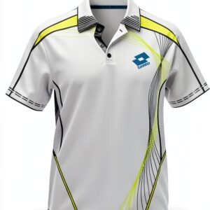 Lotto Herren Polo L8650 Weiß Shaped Fit Größe L XL-0