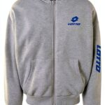 Lotto Kapuzenpullover Herren MELL GREY Größe S reine Baumwolle warm-0