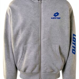 Lotto Kapuzenpullover Herren MELL GREY Größe S reine Baumwolle warm-0