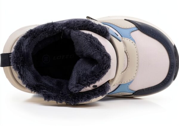 Lotto Kinder Trekkingstiefel Unisex Grau Midblue Wasserdicht-4