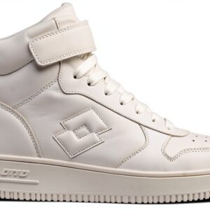 Lotto Midcut Sneaker Unisex Weiß Größe 36-46 Monochrom Design-0