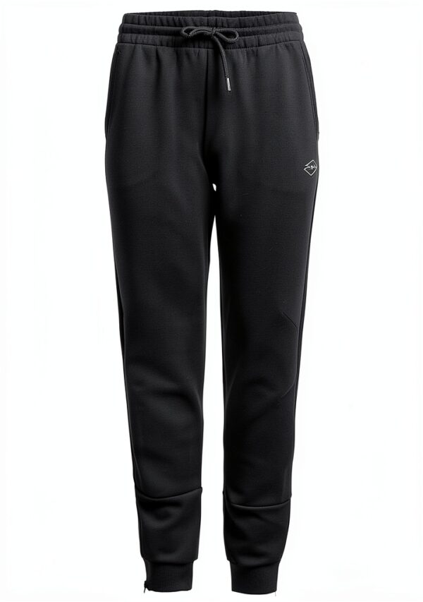 Lotto Damen Trainingshose XL Schwarz elastischer Bund Polyester-0