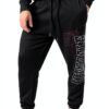 Nike Herren Jogginghose Schwarz Relaxed Fit Baumwolle Größe XXL-0