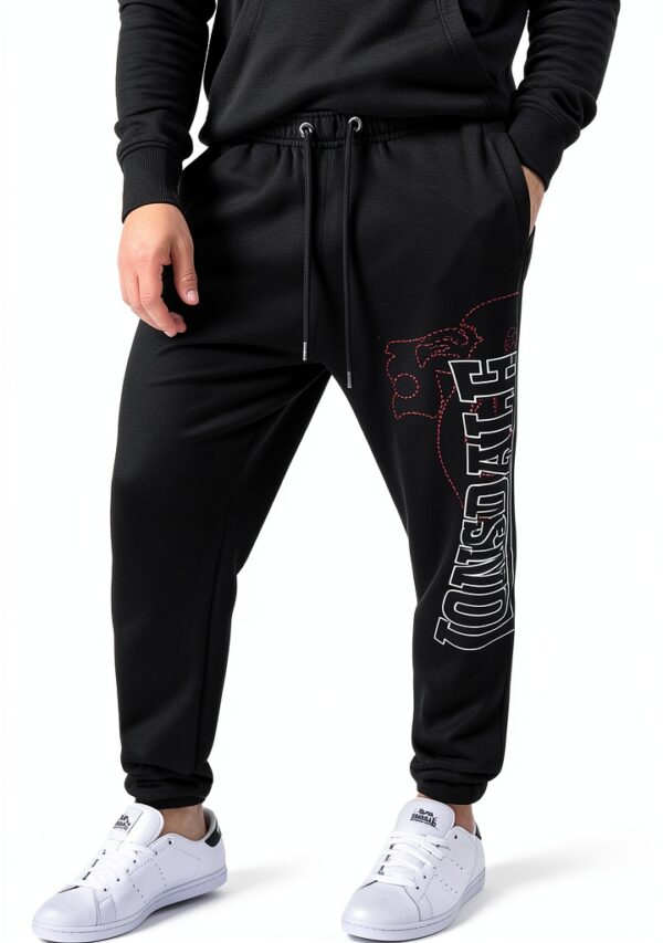 Nike Herren Jogginghose Schwarz Relaxed Fit Baumwolle Größe XXL-0