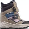 Lotto Kinder Trekkingstiefel Unisex Grau Midblue Wasserdicht-0