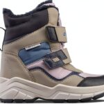 Lotto Kinder Trekkingstiefel Unisex Grau Midblue Wasserdicht-0