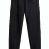 MICADAN Unisex Trainingshose Schwarz Größe L 100% Baumwolle Premium-1