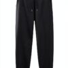 MICADAN Unisex Trainingshose Grau 100% Baumwolle Premium Komfort-0