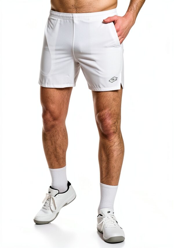 Lotto Herren Tennis-Shorts All Black Größe S Elastischer Bund-4