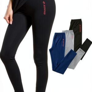 Legings Lotto Damen Größe L Grau Stretch-Baumwolle-0