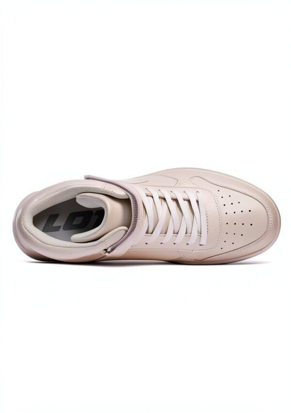 Lotto Midcut Sneaker Unisex Weiß Größe 36-46 Monochrom Design-4