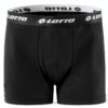 Lotto Boxershorts Herren 3er Pack Retro, Caviar und Weiß, Regular Fit-1