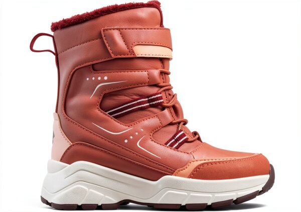 Lotto Mädchen Nizina Tex KHalblange Stiefel Dunkelrosa-5