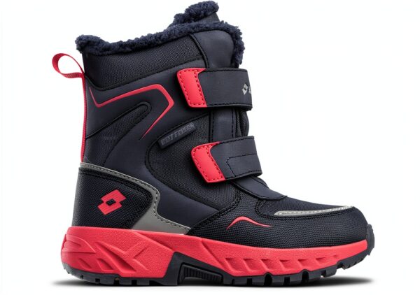 Lotto Mädchen Alstyne Tex K Halblange Stiefel Navy Pink Größe 28-35 EU-0