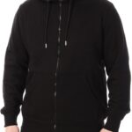 Lotto Sweatshirt mit Reißverschluss, Schwarz, Herren LT23-0