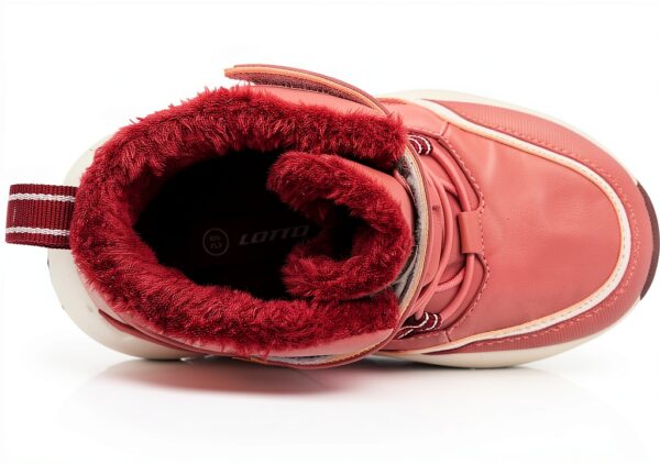 Lotto Mädchen Nizina Tex KHalblange Stiefel Dunkelrosa-4