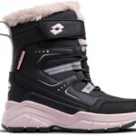 Lotto Mädchen Nizina Tex KHalblange Stiefel Dunkelrosa Größe 28‑35 EU-0