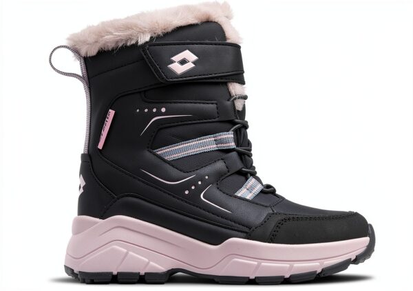 Lotto Mädchen Nizina Tex KHalblange Stiefel Dunkelrosa Größe 28‑35 EU-0