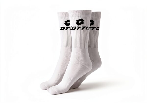 Lotto Tennis Socken 12 Paar – atmungsaktive Baumwolle, OEKO TEX, weiß-5