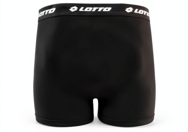 Lotto Boxershorts Herren 3er Pack Retro, Caviar und Weiß, Regular Fit-5