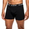 Lotto Boxershorts Herren 3er Pack Retro, Caviar und Weiß, Regular Fit-4