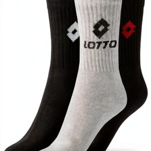 Lotto Tennis Sportsocken atmungsaktive Baumwolle OEKO‑TEX Größe 39‑42-0
