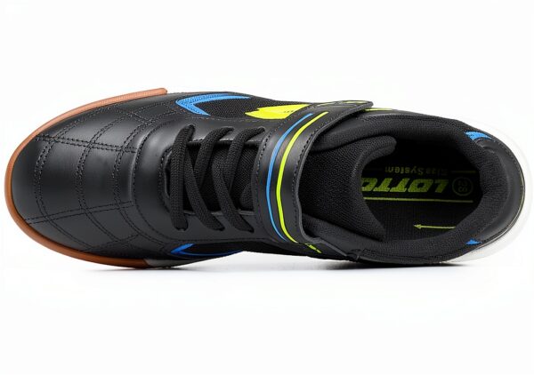 Lotto Unisex Kinder Soccera T Kids Sneaker Black Lime Größe 39-40 EU-4