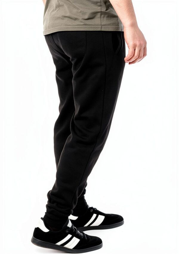 Lotto Herren-Jogginghose Schwarz LT1106 Baumwoll-Trainingshose-1
