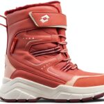 Lotto Mädchen Nizina Tex KHalblange Stiefel Dunkelrosa-0