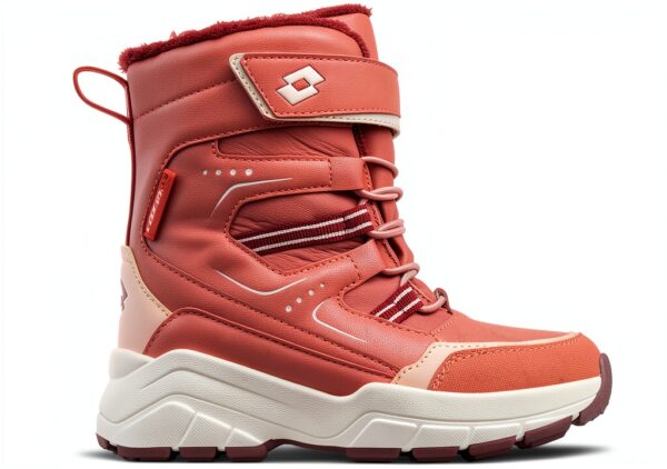 Lotto Mädchen Nizina Tex KHalblange Stiefel Dunkelrosa-0