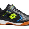 Lotto Unisex Kinder Soccera T Kids Sneaker Black Lime Größe 39-40 EU-0
