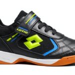 Lotto Unisex Kinder Soccera T Kids Sneaker Black Lime Größe 39-40 EU-0