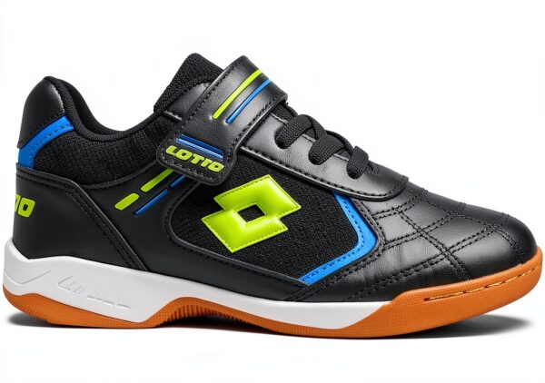 Lotto Unisex Kinder Soccera T Kids Sneaker Black Lime Größe 39-40 EU-0