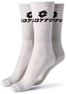 Lotto Tennis Socken 12 Paar – atmungsaktive Baumwolle, OEKO TEX, weiß-0