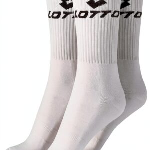 Lotto Tennis Socken 12 Paar – atmungsaktive Baumwolle, OEKO TEX, weiß-0