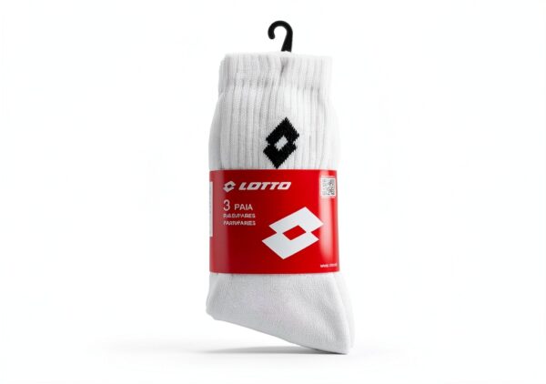 Lotto Tennis Socken 12 Paar – atmungsaktive Baumwolle, OEKO TEX, weiß-4