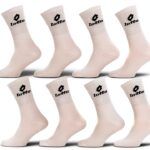 Lotto x8 Herren Socken weiß - Sportsocken für Tennis und Running-0