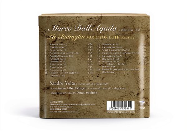 La Battaglia Lute Music Vol.2 von Brilliant Classics-2
